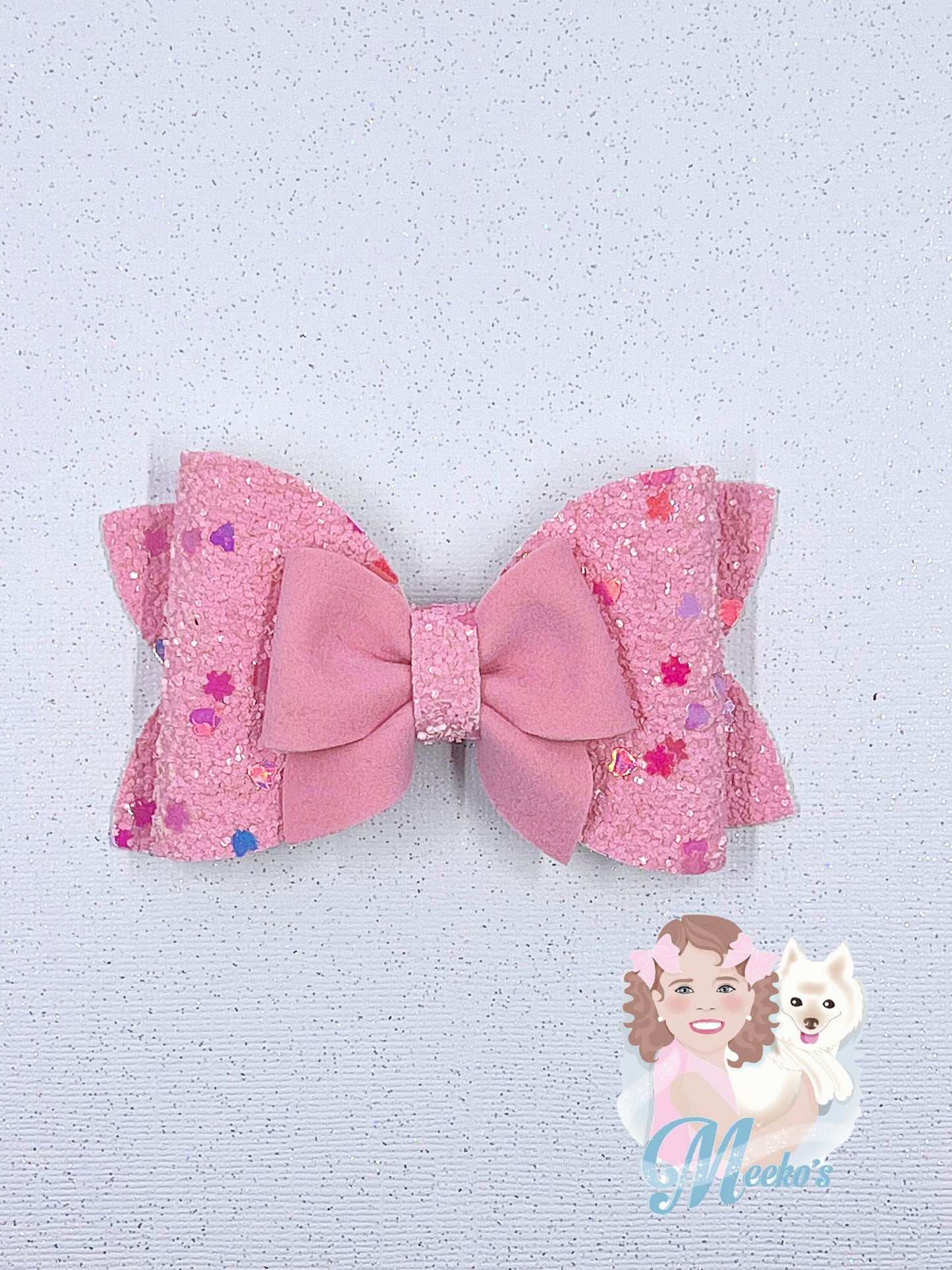 Valentine's Day Bow, Valentine's Day Gift for Girls, Hair Accessories, Love Hair Bow, Hair Bow for Toddler, valentines gift for little girls
