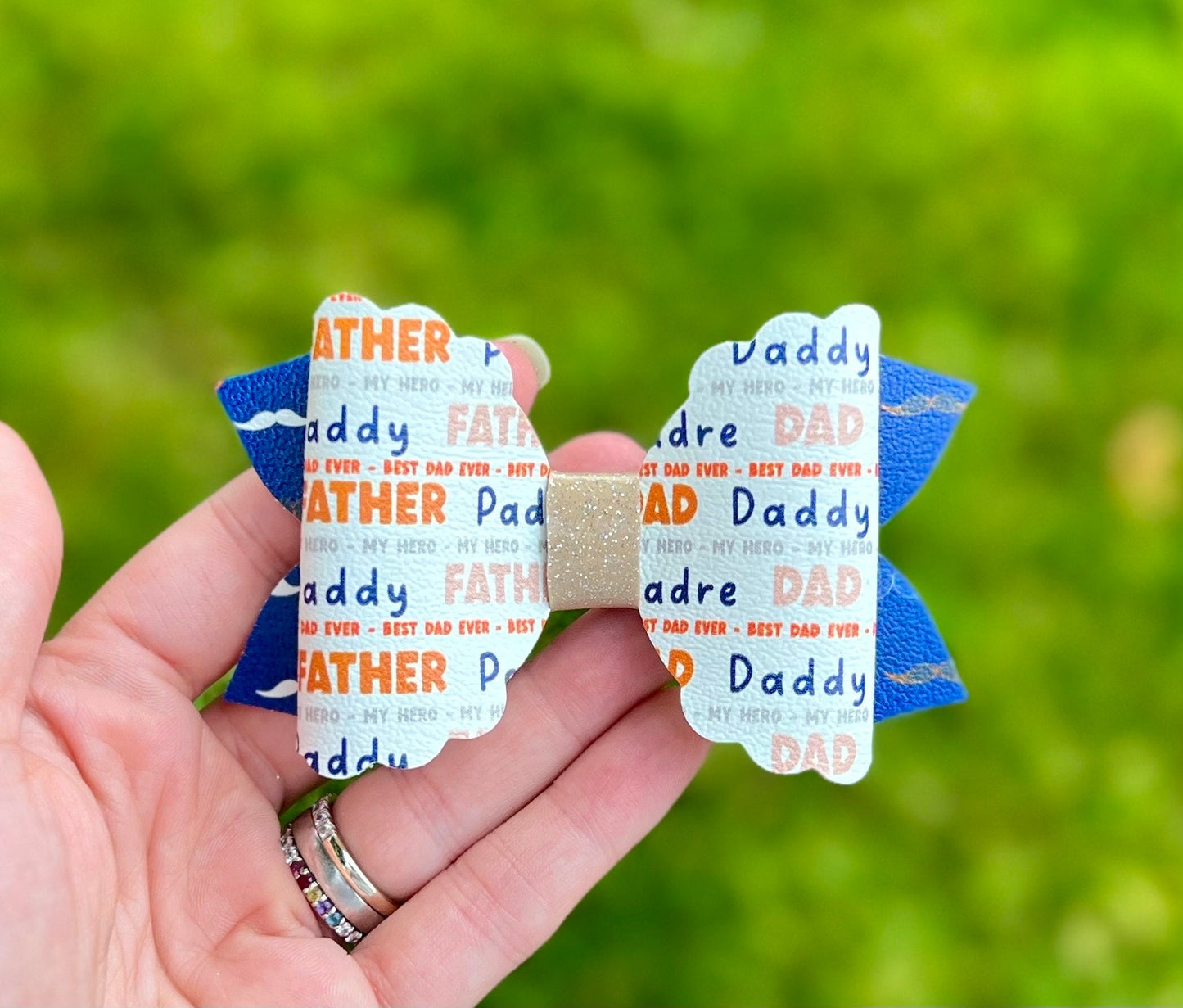 Father’s Day Bow, Daddy’s Girl Bow, Hair Accessories, Girls Hair Bow, Hair Bow for Toddler, Hair Bow for Baby Girl, Kids Hair Accessories