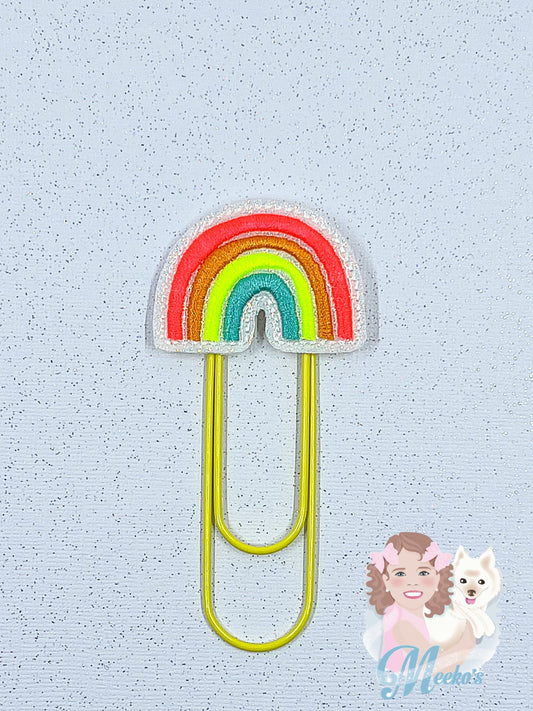 Rainbow planner clips, bookmark for women, book gifts for book lovers, planner accessories, end of year