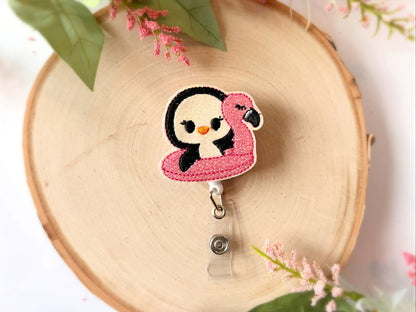 Penguin Badge Reel, Summer Badge Reel, Velcro badge reel, nurse Badge Reel, Teacher Badge, Badge Buddy, Gift for Nurse Week, Pediatric Badge