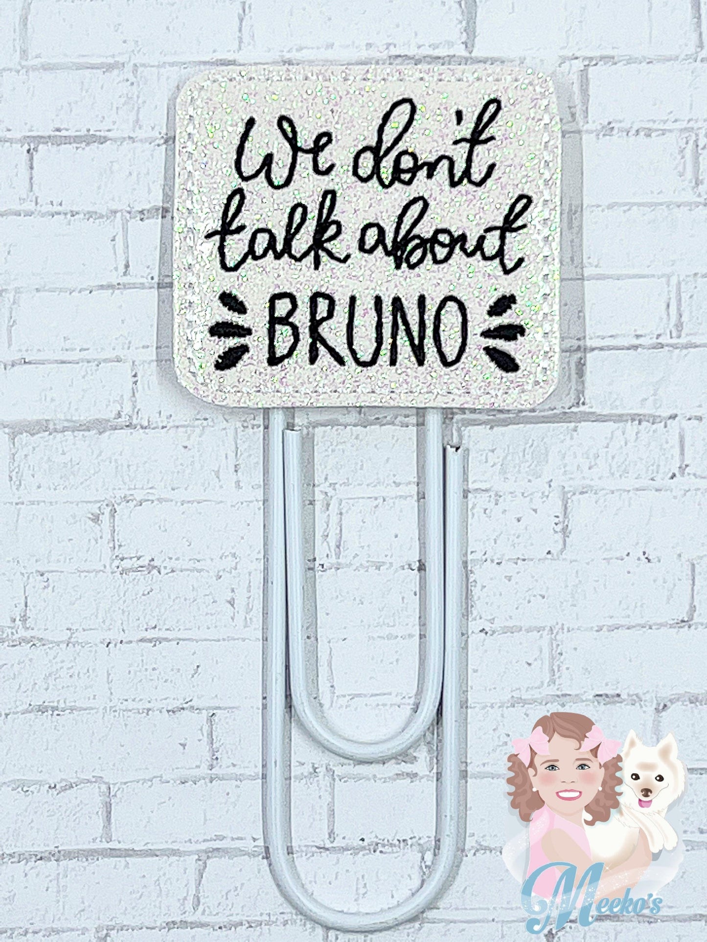 We Don’t Talk About Bruno planner clips, bookmark for women, book gifts for book lovers, planner accessories, end of year