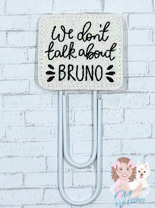 We Don’t Talk About Bruno planner clips, bookmark for women, book gifts for book lovers, planner accessories, end of year