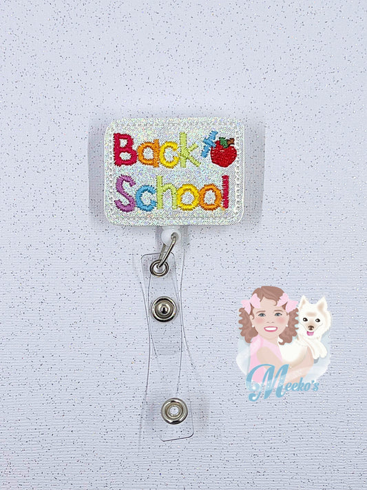School badge Reel, back to school badge, cute badge clips, Nurse Badge Clip, Teacher Badge, Badge Buddy