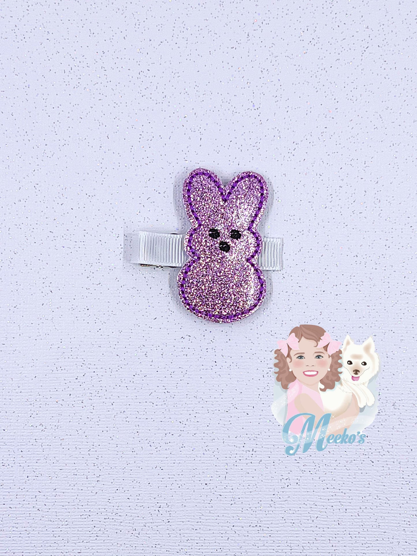Bunny Hair Clips for little girl, feltie hair clip, baby hair clips, toddler hair clips
