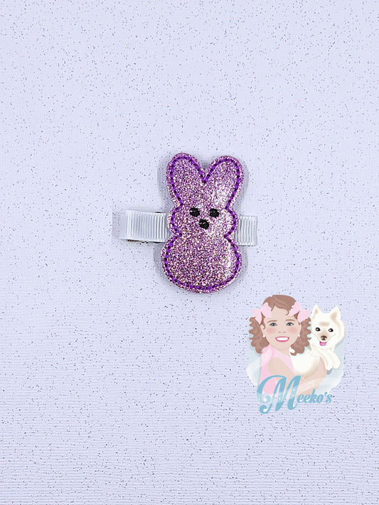 Bunny Hair Clips for little girl, feltie hair clip, baby hair clips, toddler hair clips