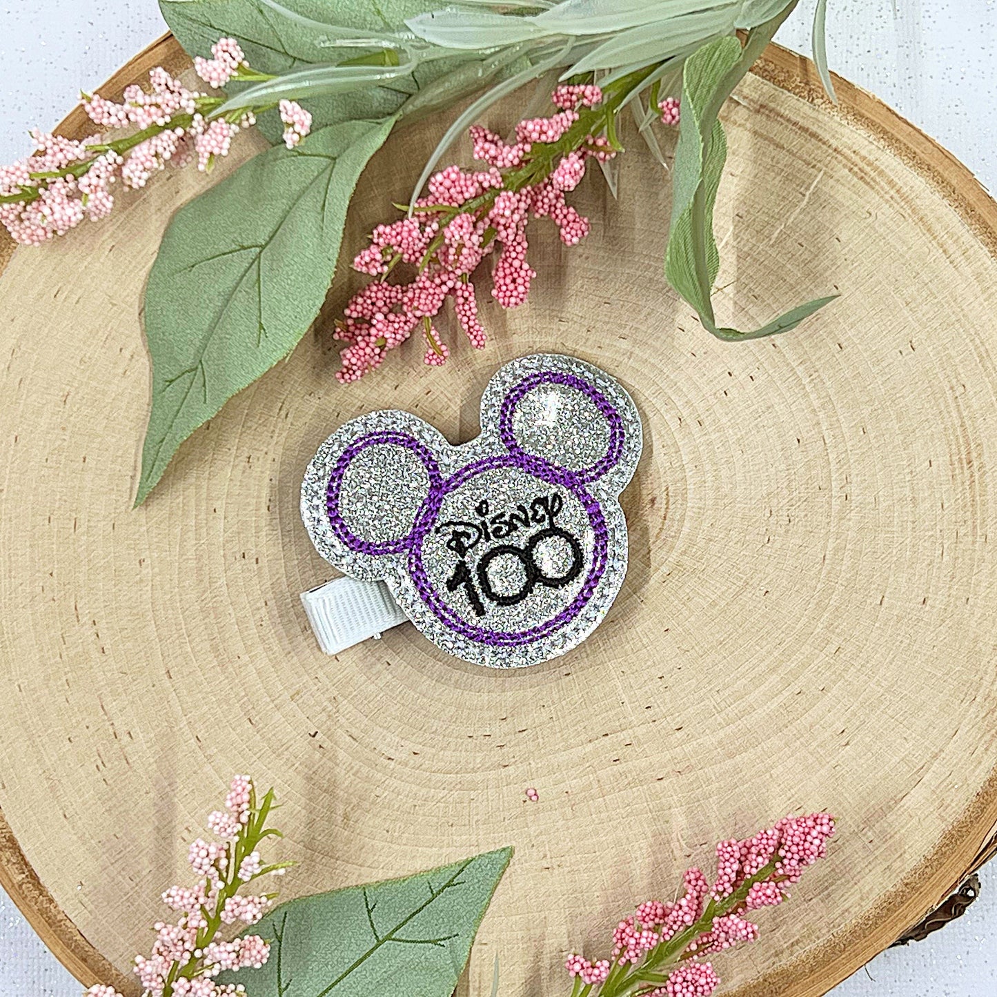 100 Years of Wonder Mouse Hair Clip, Cute Hair Clip, Pigtail Bows, Baby Girl Hair Clip, Toddler Hair Clip, Girls Hair Clip