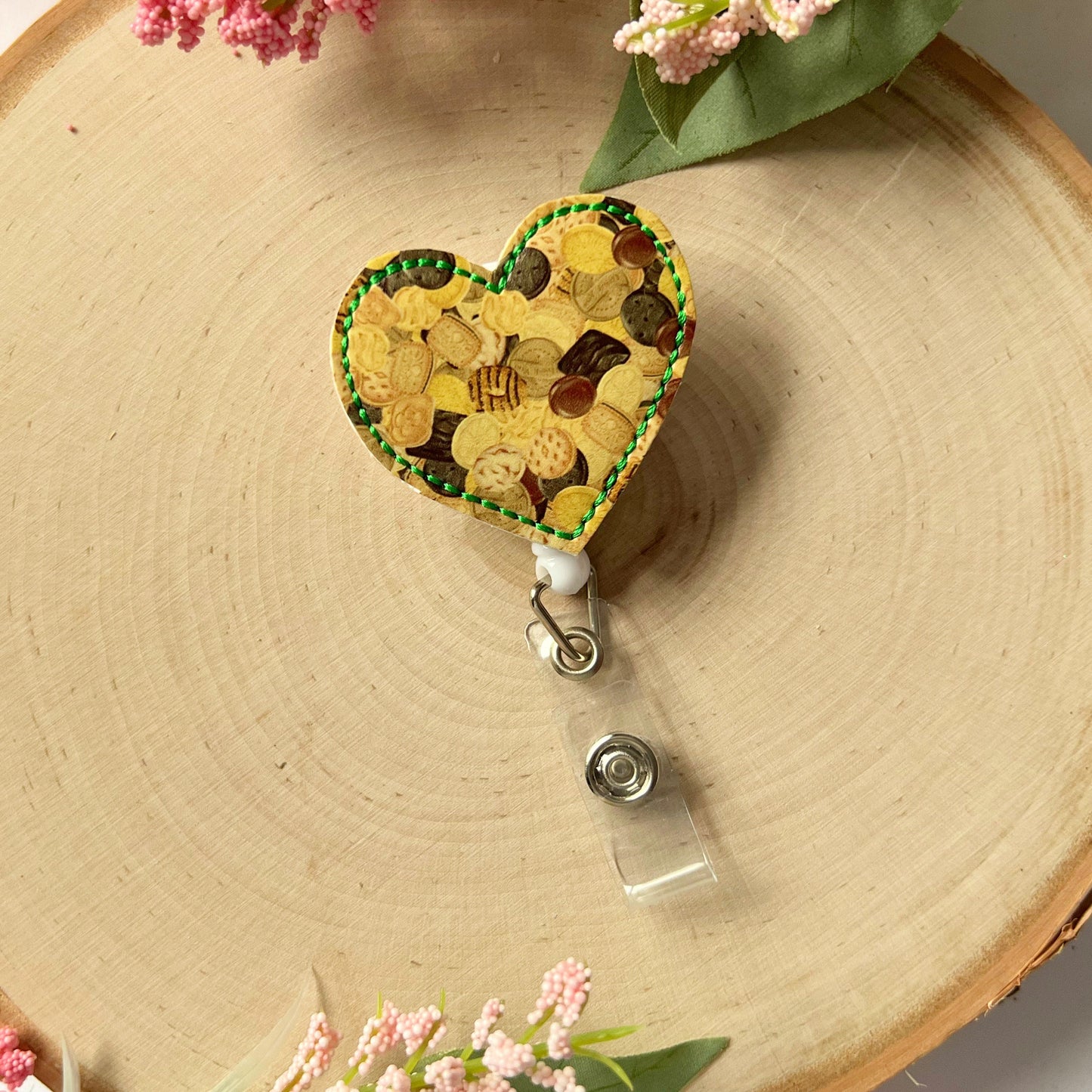 Girl Scout Badge Reel, Velcro badge reel, nurse Badge Clip, Teacher Badge, Badge Buddy, Girl Scout Badge Topper, Cookie Dealer Badge Reel
