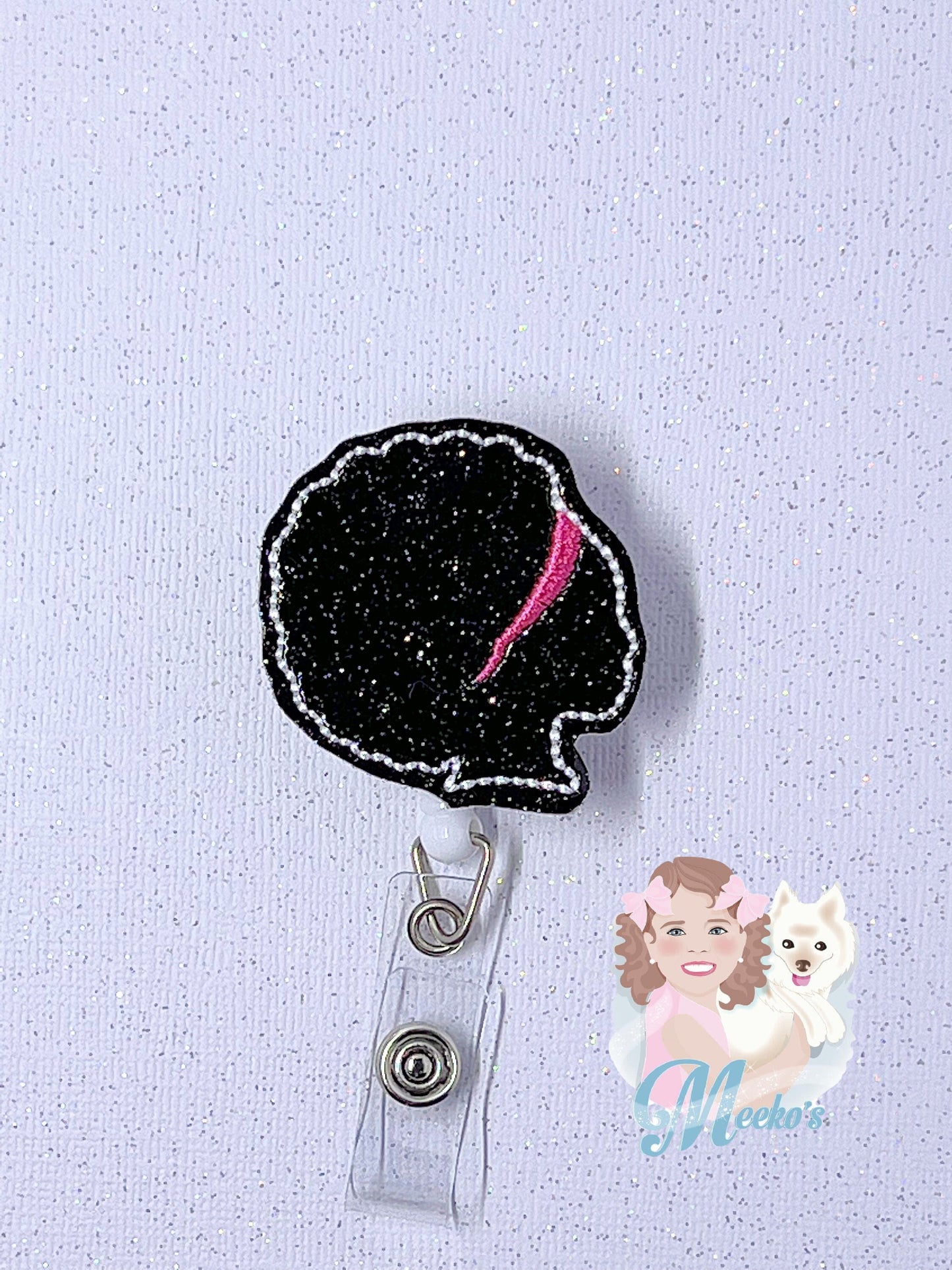 Black History Month Badge Reel, Black Woman id badge, nurse Badge Clip, Teacher Badge, Badge Buddy
