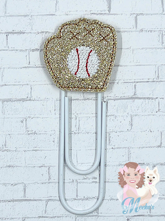 baseball glove planner clips, baseball mom gifts, baseball bookmark for women, book gifts for book lovers, planner accessories, end of year