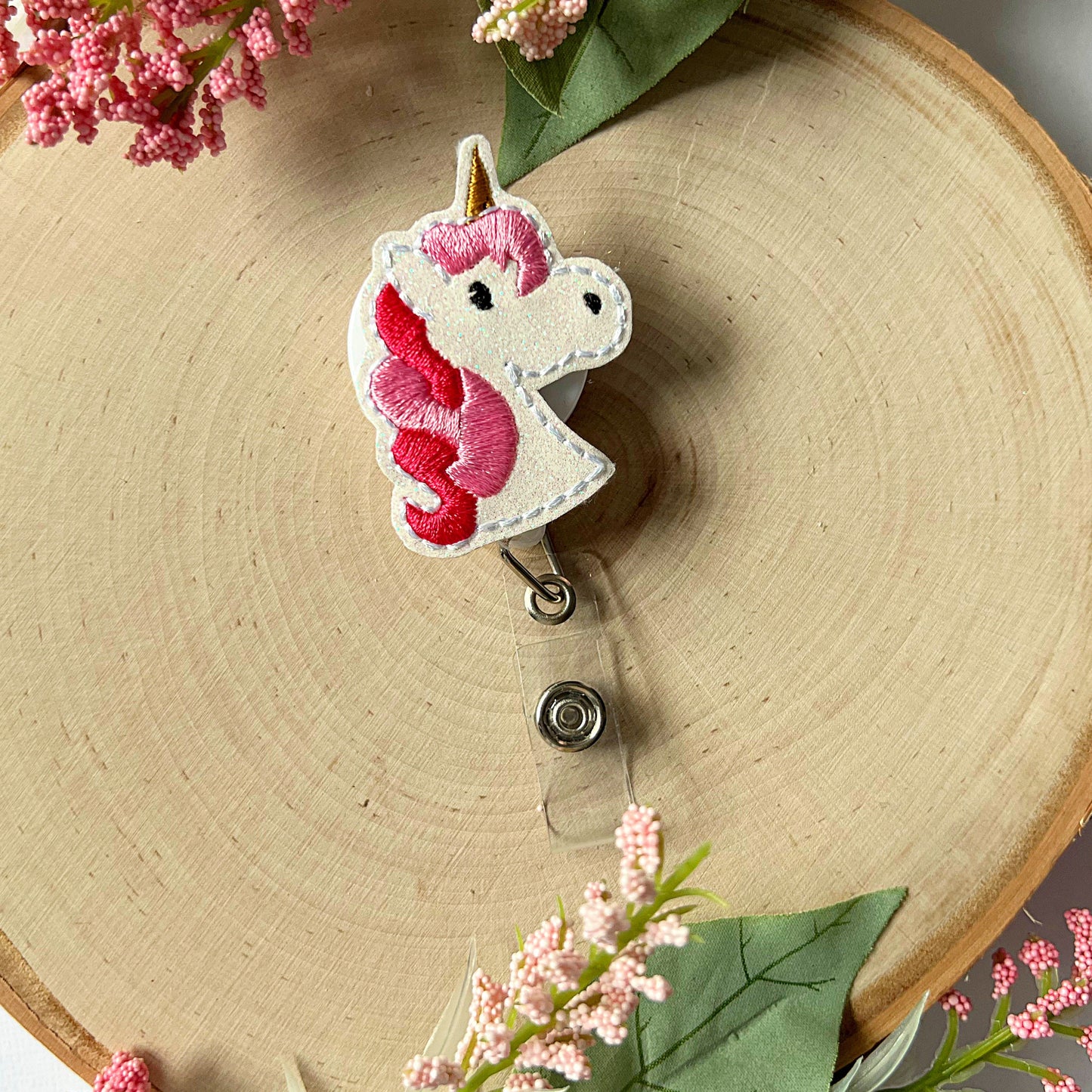 Unicorn Badge Reel, unicorn gifts, pediatric Badge, Cute Badge, nurse Badge Reel, medical Badge Reel, Gift for Nurse, unicorn ID holder