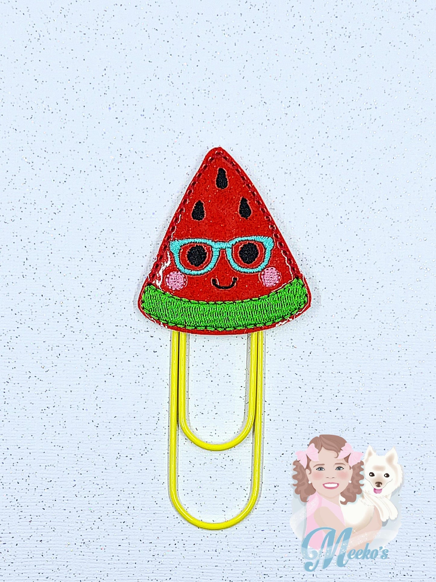 Watermelon planner clips, summer clip, bookmark for women, book gifts for book lovers, planner accessories, end of year