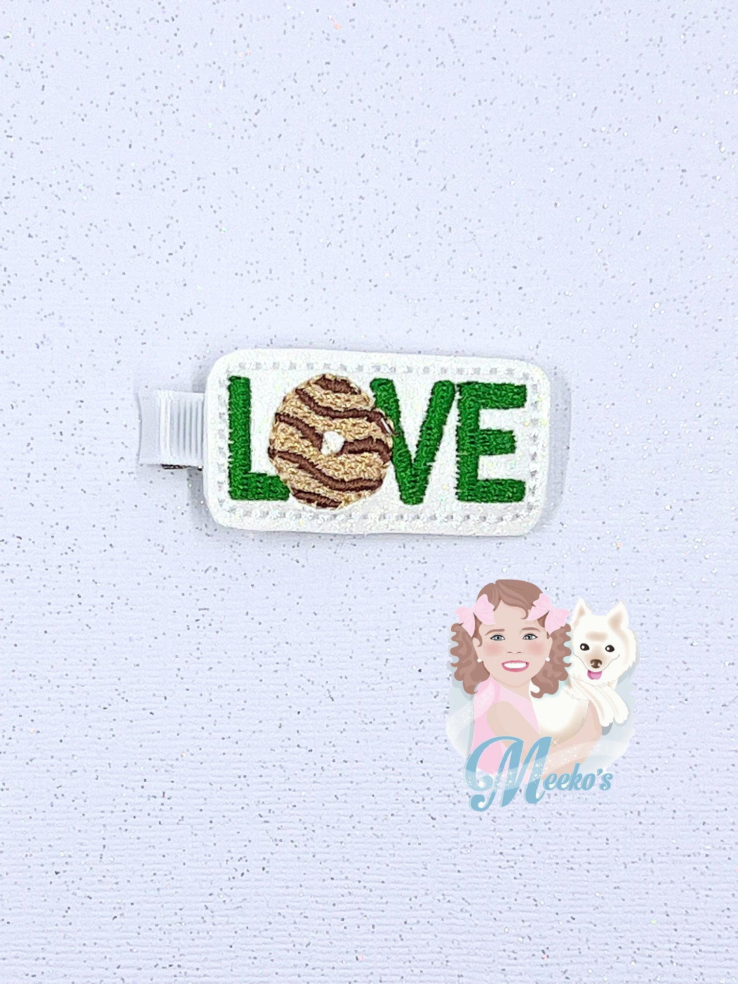 Girl Scout Hair Clip, Girl Scout hairclip, Girl Scout gifts for little girl, hair clip for toddler, Girl Scout Hair Bows, Cookie Hair Clip