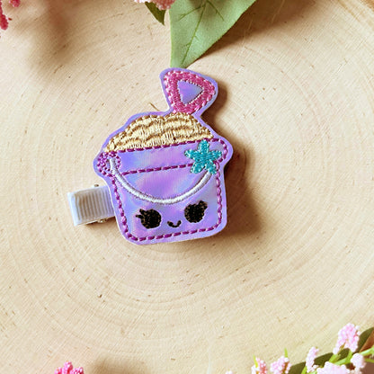 Pail and Shovel Hair Clips for toddlers, Beach Hair accessories for girls, Pigtail Bows, Baby Girl Hair Clip, Girls clips for hair, birthday