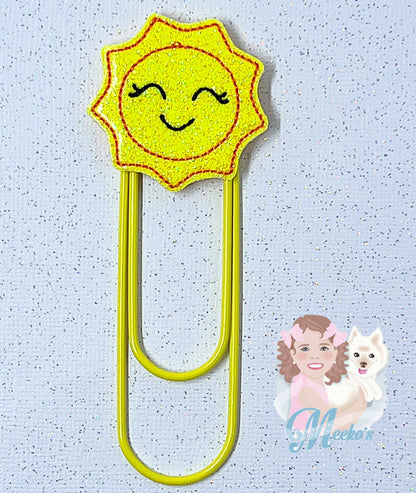 Sun planner clips, Sun bookmark for women, Sun book gifts for book lovers, Sun planner accessories, end of year