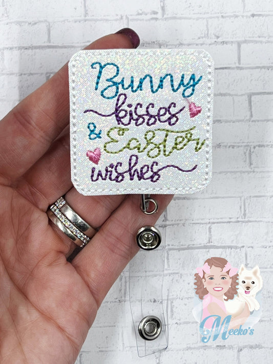 Easter Badge Reel, Easter Bunny Badge Reel, Easter Badge Holder, Nurse Badge, Teacher Badge, Teacher Lanyard, Badge Buddy, Pediatric Badge