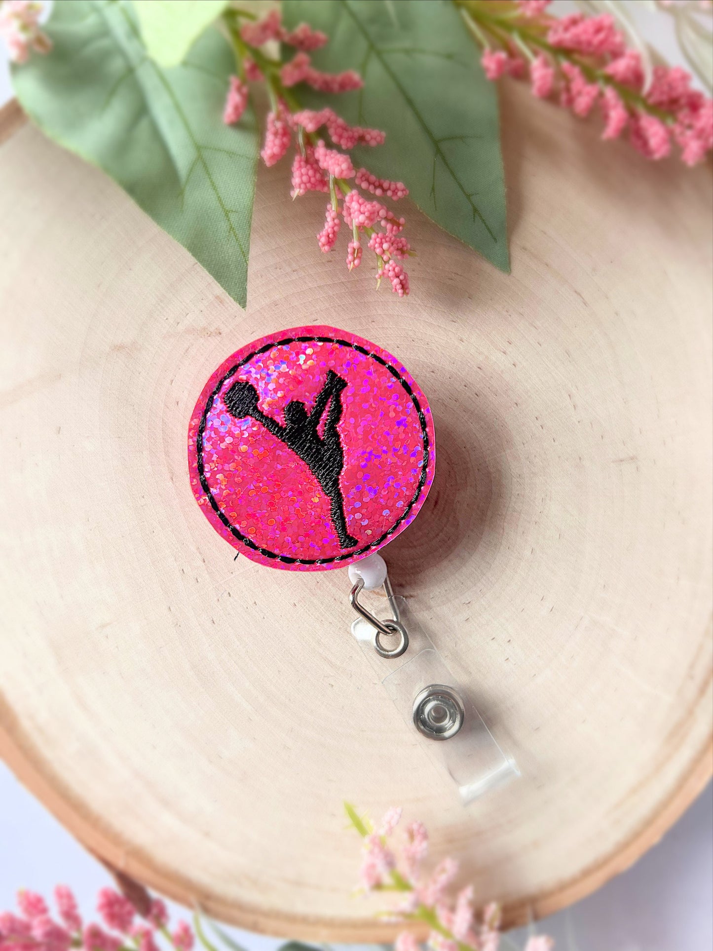 Cheerleader Badge Reel, Cheer Badge, Pediatric Badge Reel, Cute Badge, nurse Badge Reel, Medical Badge Reel, Gift for Nurse