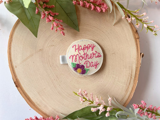 Mothers Day bow, Mom Hair Clip, For Mothers Day, Mothers Day Outfit, Baby Girl Hair Clip, Toddler Hair Clip, Girls Hair Clip