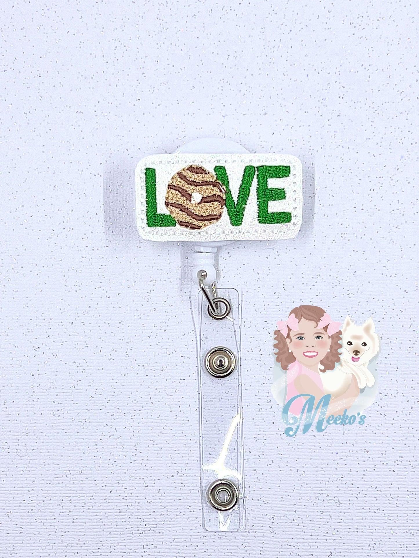 Girl Scout Badge Reel, Velcro badge reel, nurse Badge Clip, Teacher Badge, Badge Buddy, Girl Scout Badge Topper, Cookie Dealer Badge Reel
