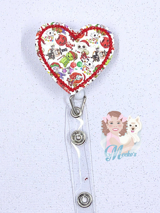 NBC badge reel, nurse gifts for women, Jack gifts for her, retractable teacher, gift for nbc lovers, nightmare lover badge