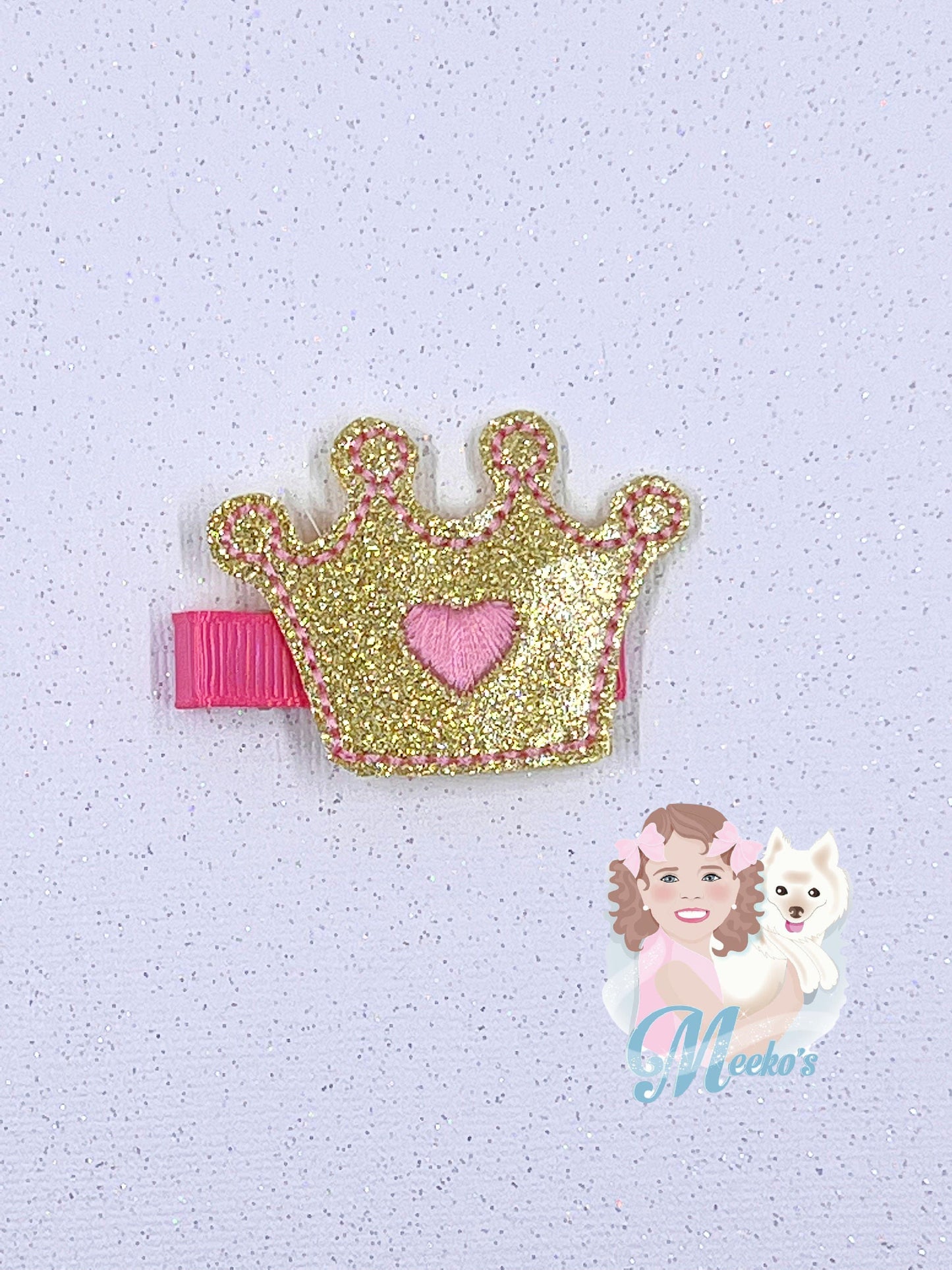 Princess Hair Clip, Princess hair bow, Princess gifts for little girl, hair clip for toddler, cute hair accessories
